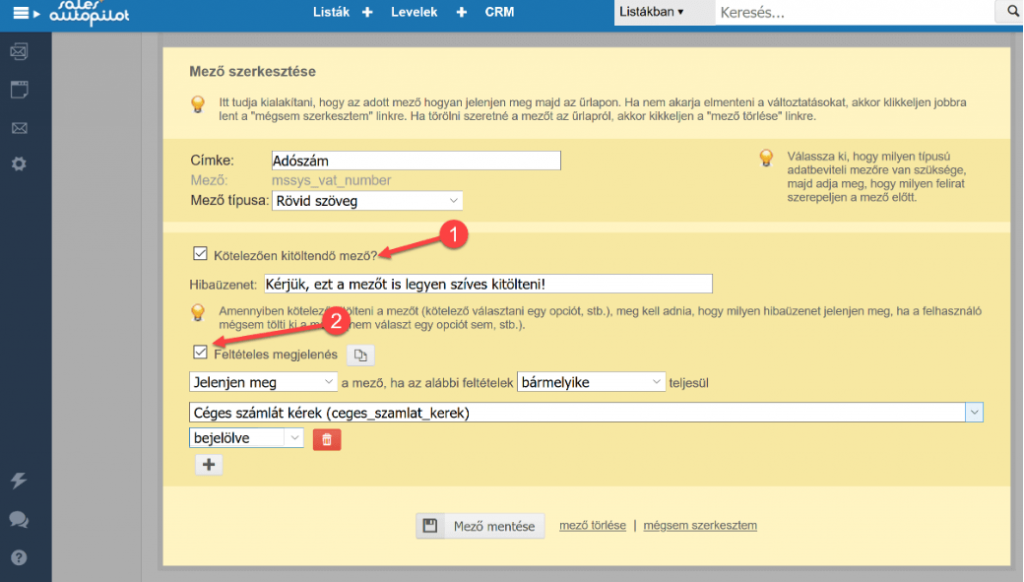 Feliratkozók nevének bekérése